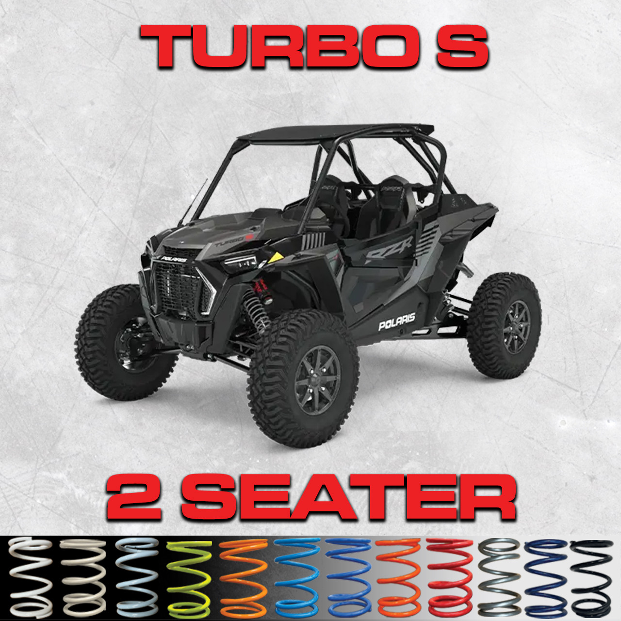 All Thingz UTV Rzr Turbo S - 2 Seater Tender Spring Kit (All Models)